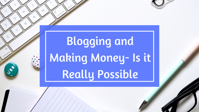 Blogging and Making Money
